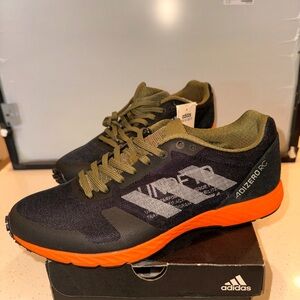 Undefeated x Adizero RC 'Black Orange' 9.5. Adidas- Brand New with box and tags